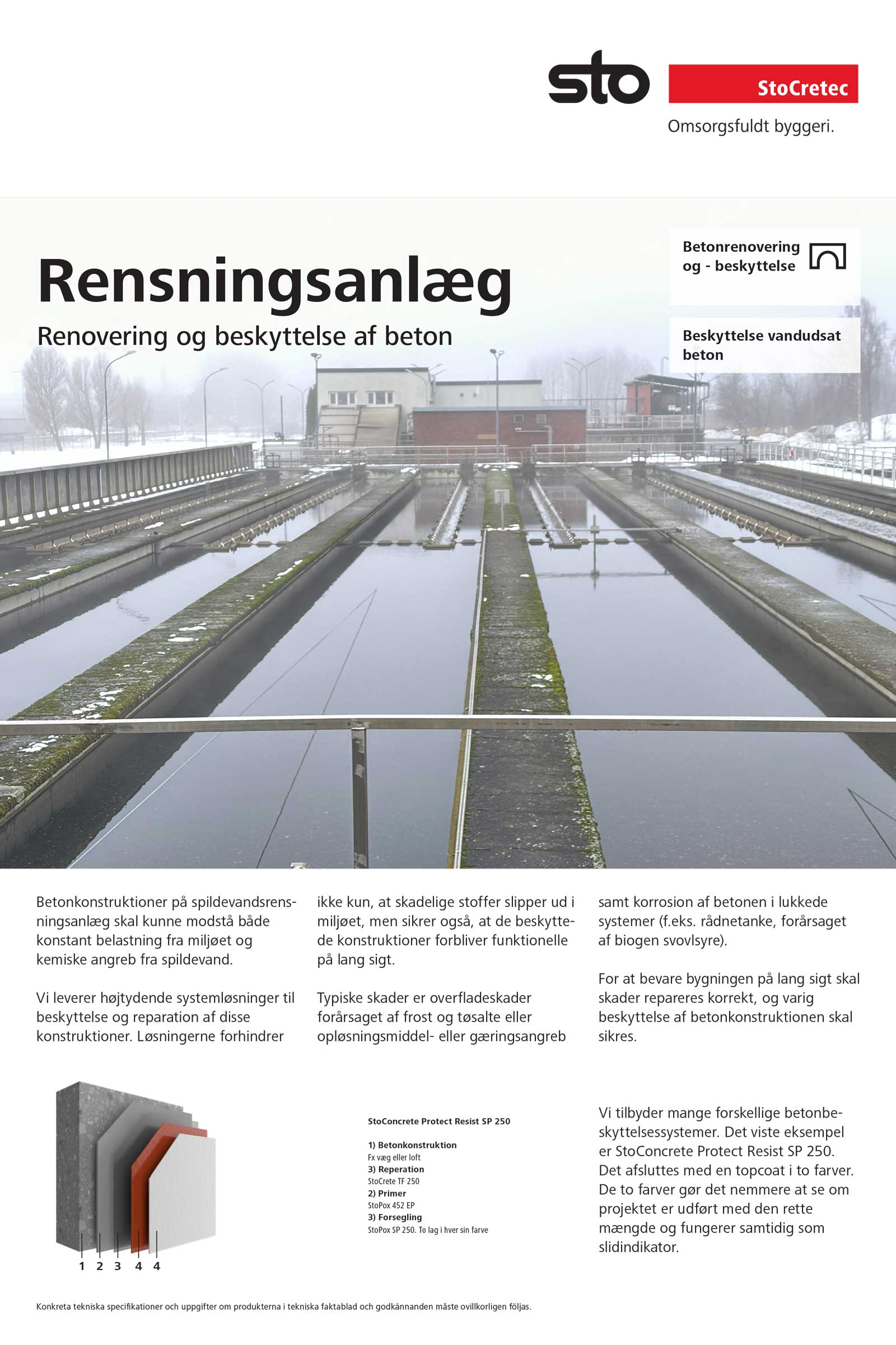 Forside produktblad renovering af rensningsanlæg