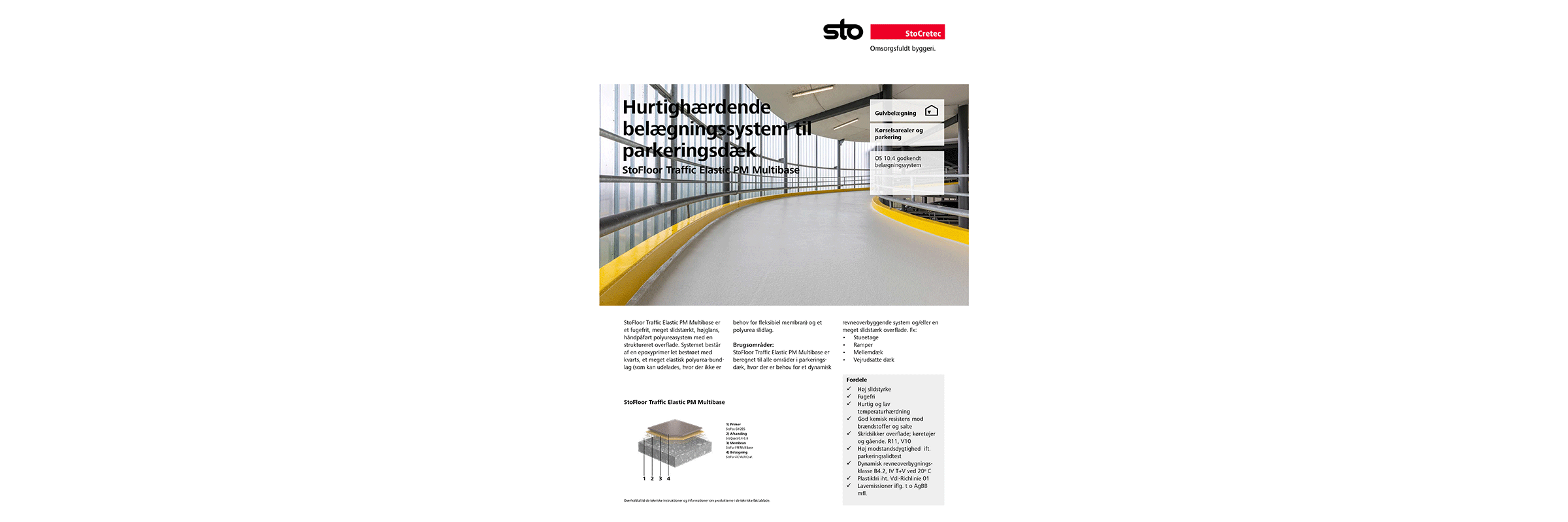 Forside systemdatablad