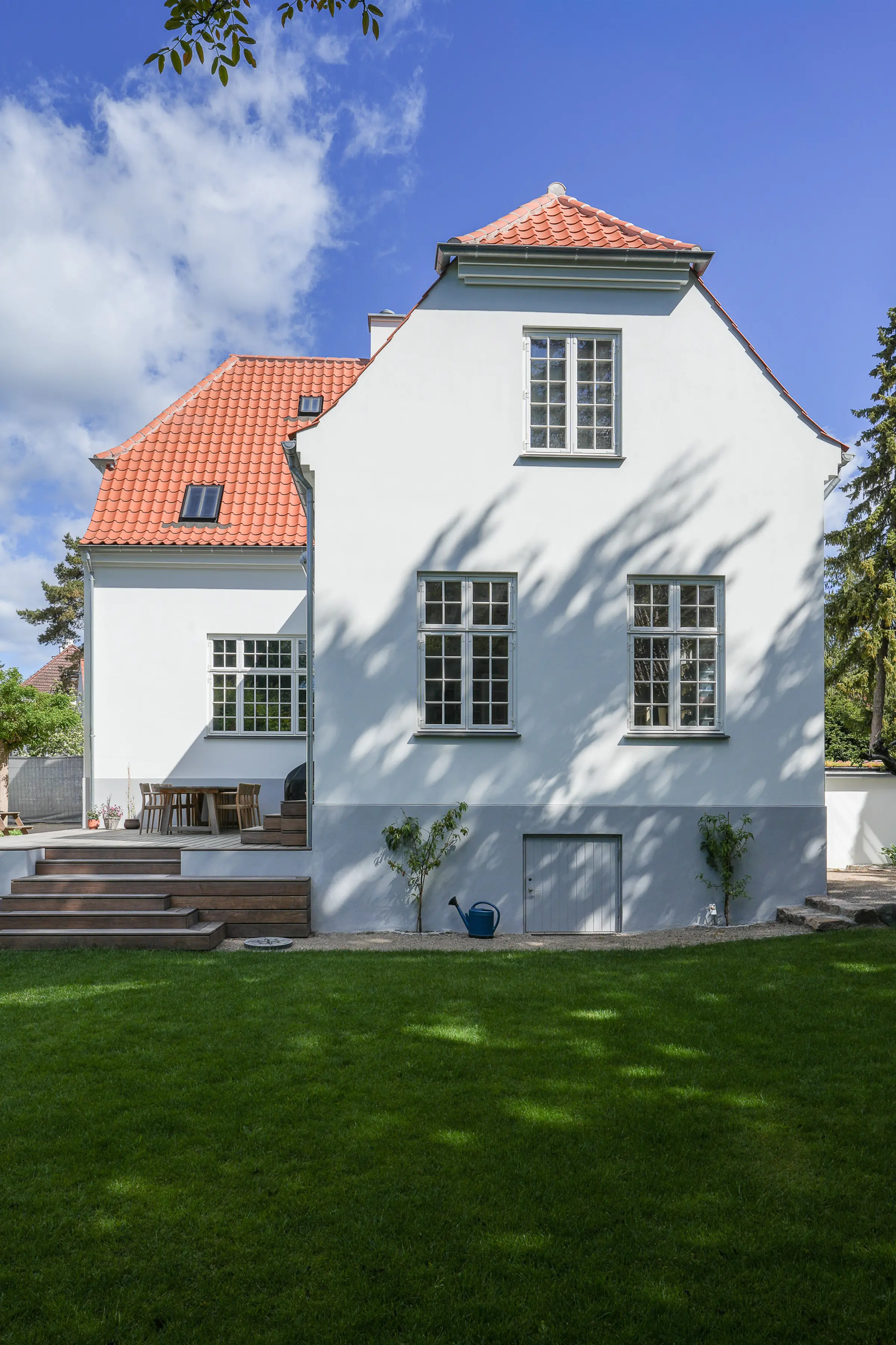 StoDeco StoNordic Facaderenovering Dekorationsprofiler Sokkelpuds Sokkel Sokler Herskabsvilla puds