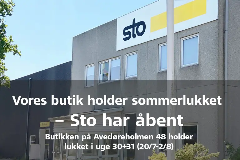 Sommerlukket i butik