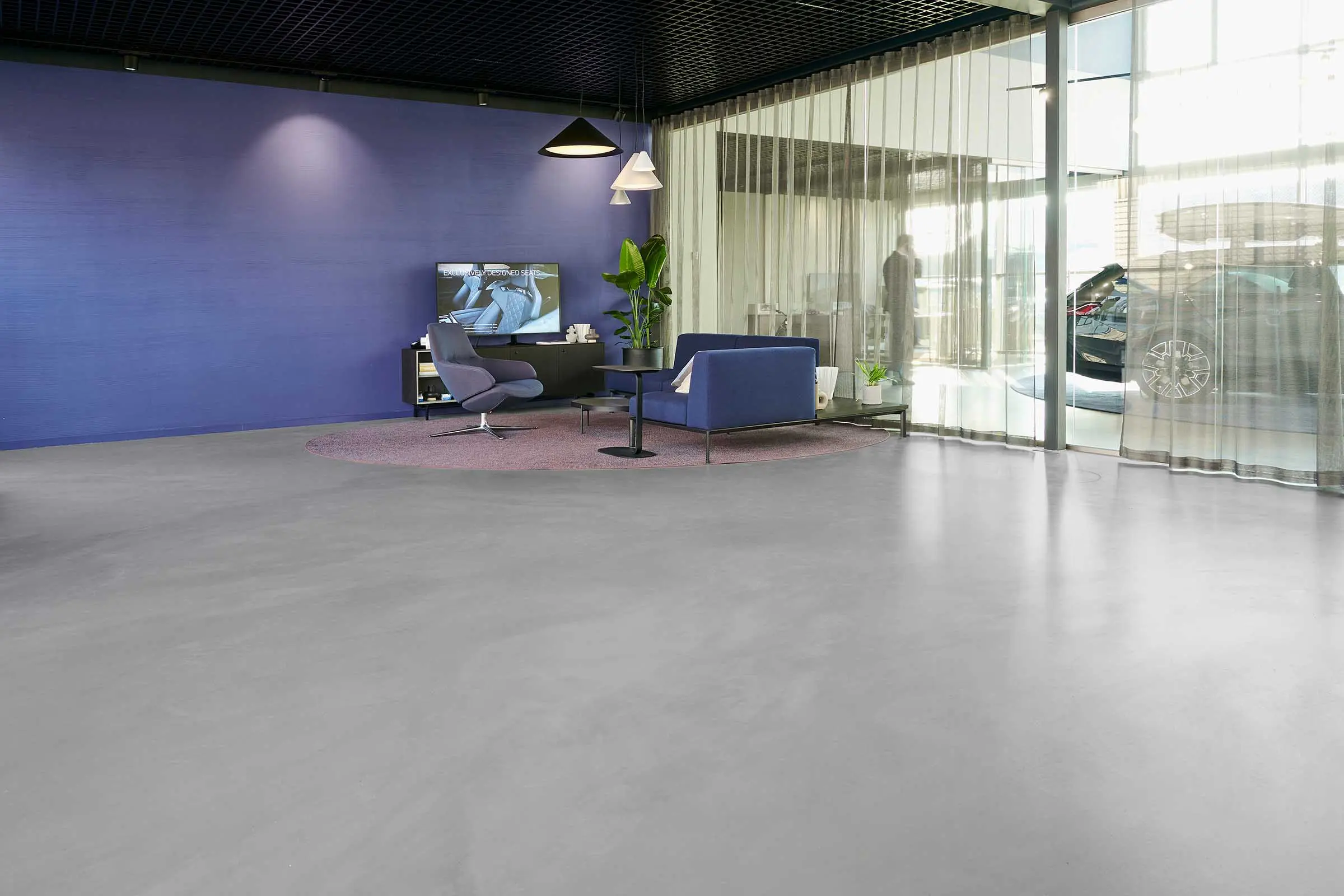 Gulv i BMW-showroom