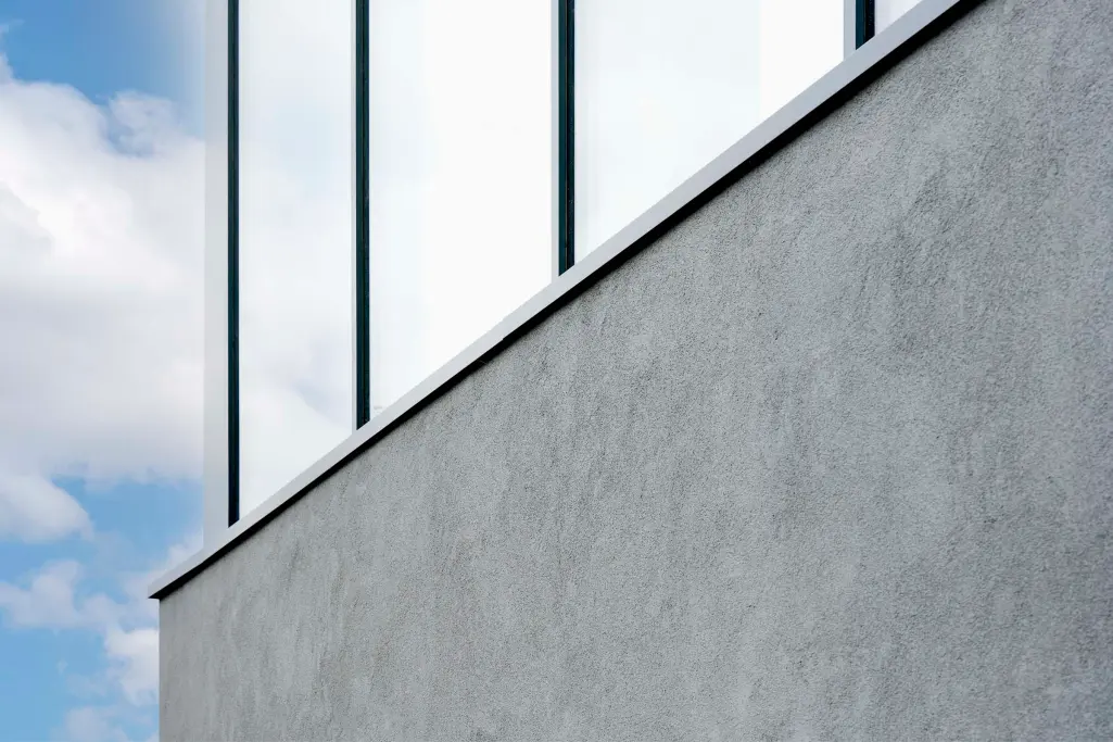 Pudset facade