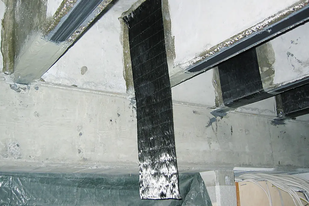 montering af kulfiberdug