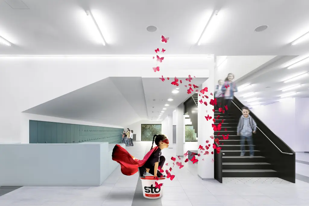 emissionsfattige overflader