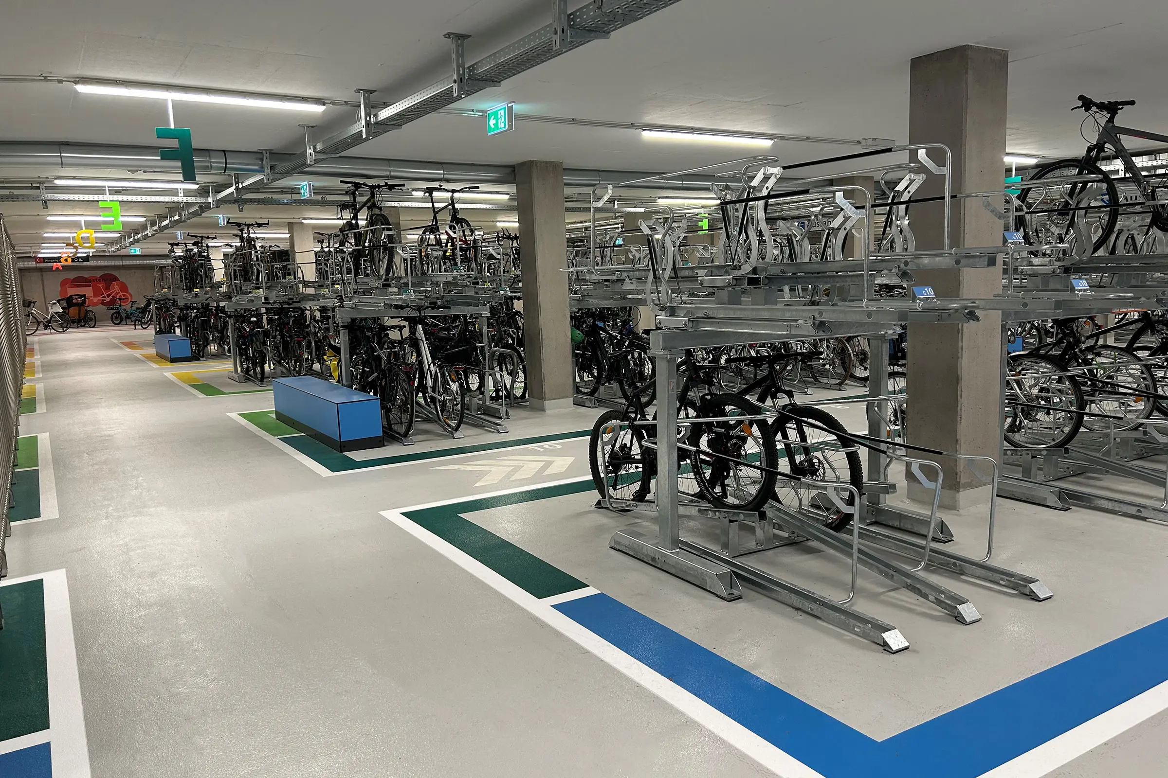 cykelgarage i Tübingen