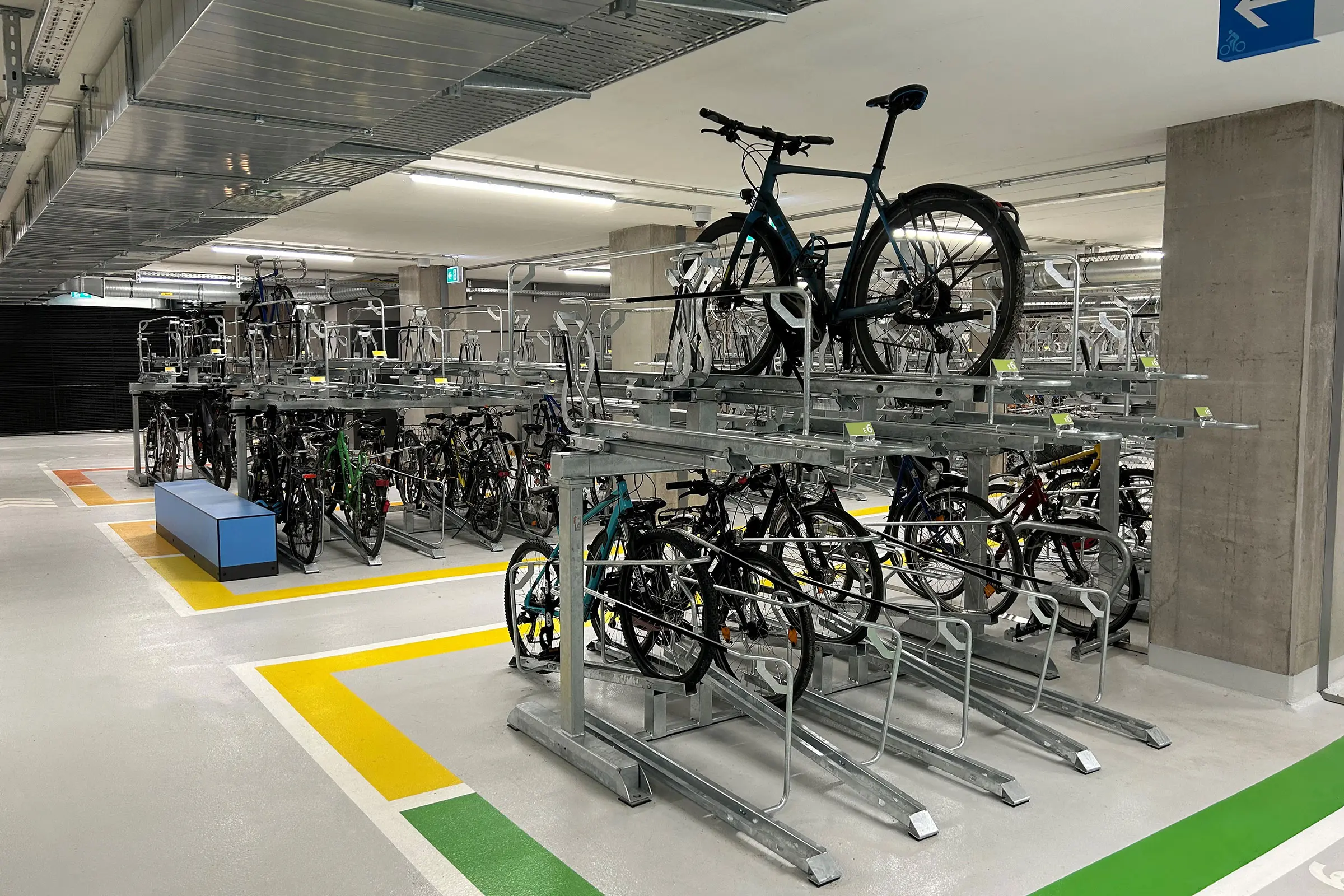cykelgarage i Tübingen