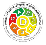 miljøetiket CH D i farver